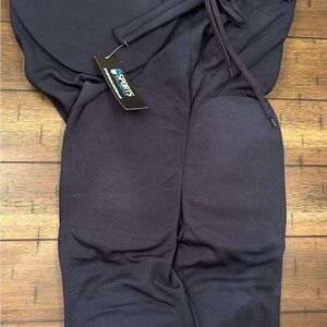 Men’s Medium Tackle Football Double Knit 7 Pad Integrated Football Pant - Navy